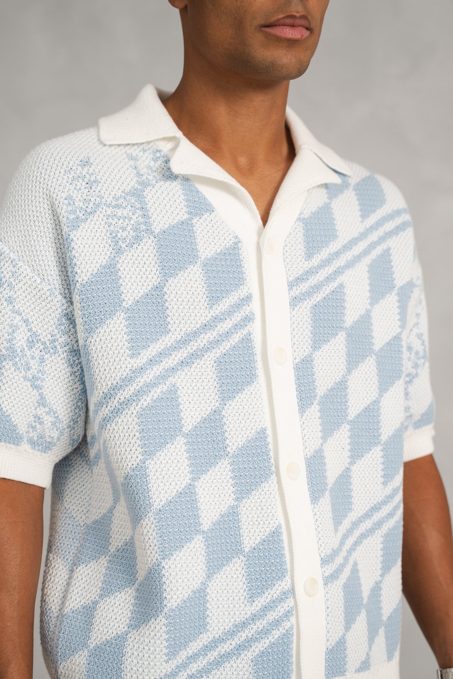 Zestaw Oskar Checked Knitted