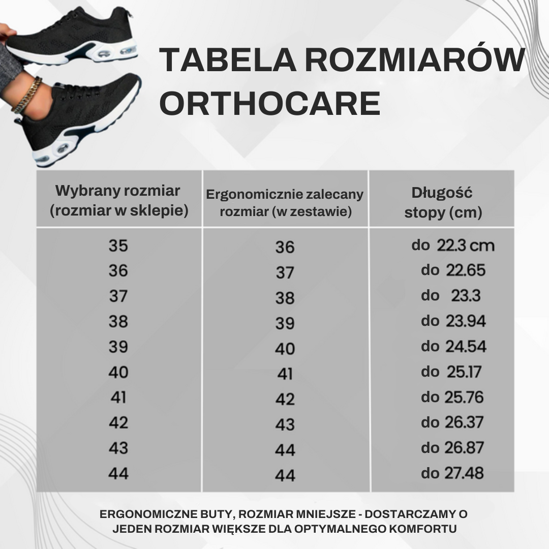 OrthoCare - ergonomiczne buty przeciwbólowe