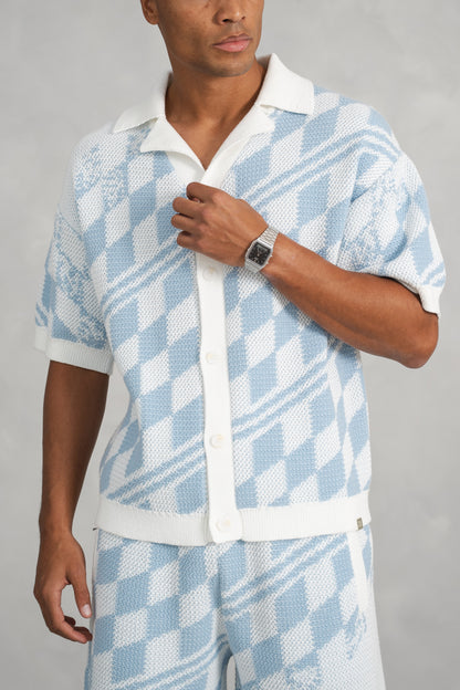 Zestaw Oskar Checked Knitted